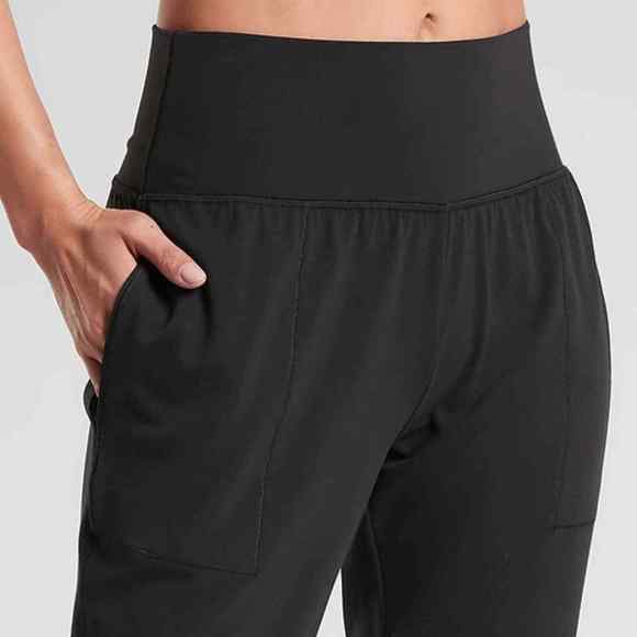 Athleta Salutation Joggers in Powervita size XXS Black - Picture 2 of 6